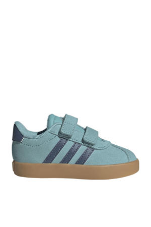 VL Court 3.0 suede sneakers lichtblauw/blauw