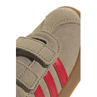 thumbnail: adidas Sportswear VL Court 3.0 suede sneakers lichtbruin/rood