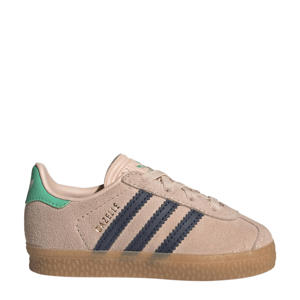 Gazelle sneakers lichtroze/donkerblauw