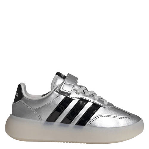 adidas Sportswear sneakers zilver/zwart Jongens/Meisjes Mesh - maat 35 afbeelding