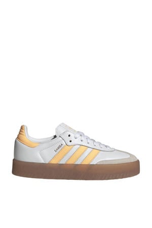 Sambae sneakers wit/geel