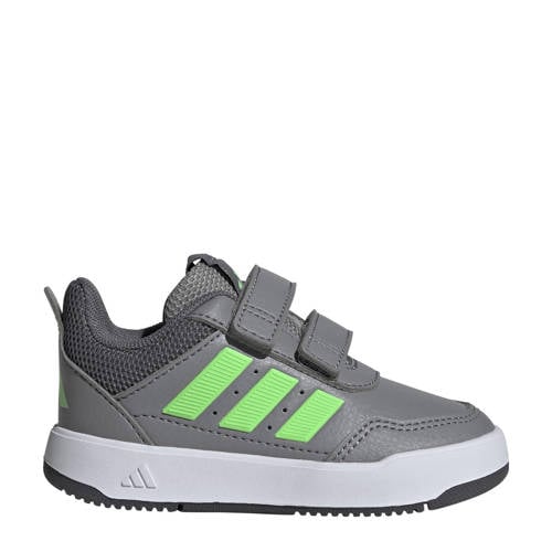 adidas Sportswear Tensaur Sport 3.0 sneakers grijs/groen Jongens/Meisjes Imitatieleer - maat 25 afbeelding