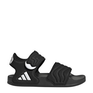 Adilette sandalen zwart/wit