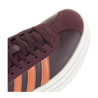 thumbnail: adidas Sportswear VL Court Bold suede sneakers donkerbruin/oranje