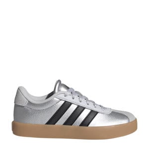 VL Court 3.0 suede sneakers zilvergrijs/zwart
