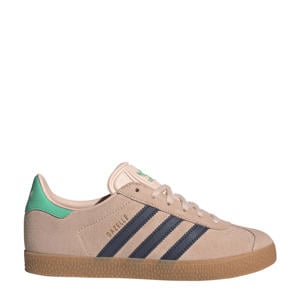 Gazelle sneakers lichtroze/donkerblauw