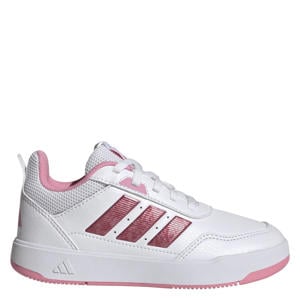 Tensaur Sport imitatieleren leren sneakers 3.0 wit/roze