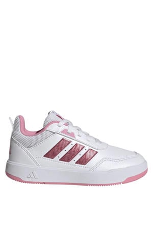 Tensaur Sport imitatieleren leren sneakers 3.0 wit/roze