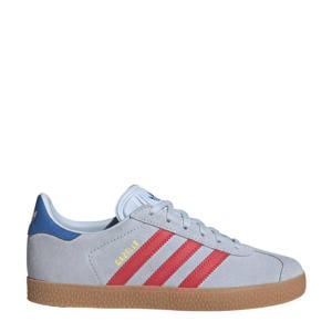 Gazelle sneakers lichtblauw/rood