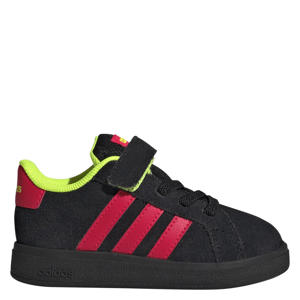 Grand Court 00's sneakers zwart/rood/geel