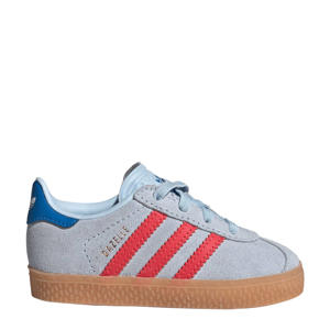 Gazelle sneakers lichtblauw/rood