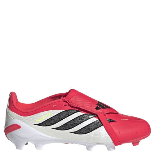 adidas Performance Predator Leaque FT junior voetbalschoenen rood/zwart Jongens/Meisjes Imitatieleer - maat 37 1/3 afbeelding