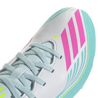 thumbnail: adidas Performance F50 Messi Club FG/MG junior voetbalschoenen wit/roze/lichtgroen