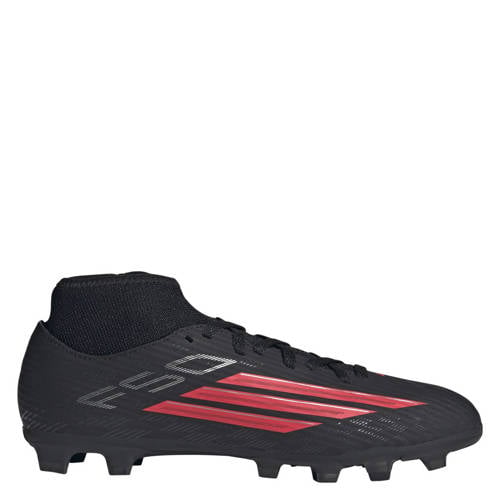 adidas Performance F50 Club junior voetbalschoenen zwart/rood Jongens/Meisjes Imitatieleer - maat 34 afbeelding