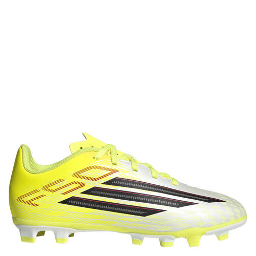 adidas Performance F50 Club FG/MG junior voetbalschoenen geel/zwart Jongens/Meisjes Imitatieleer - maat 31 afbeelding