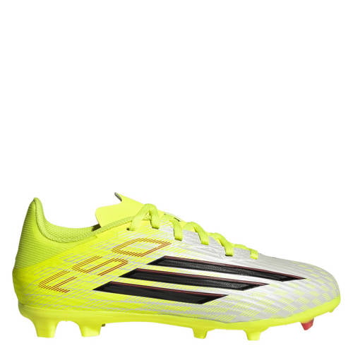 adidas Performance F50 League FG/MG junior voetbalschoenen geel/zwart/rood Jongens/Meisjes Imitatieleer - maat 38 2/3 afbeelding
