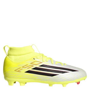 junior voetbalschoenen geel/zwart/rood