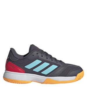 Ligra 8 zaalsportschoenen grijs/aqua/rood