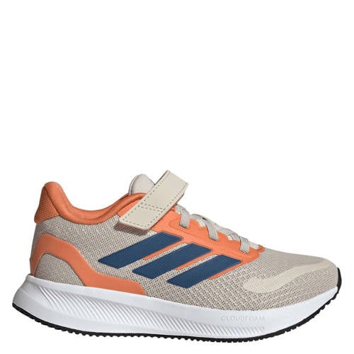 adidas Sportswear Runfalcon sneakers beige/oranje Jongens/Meisjes Mesh - maat 32 afbeelding