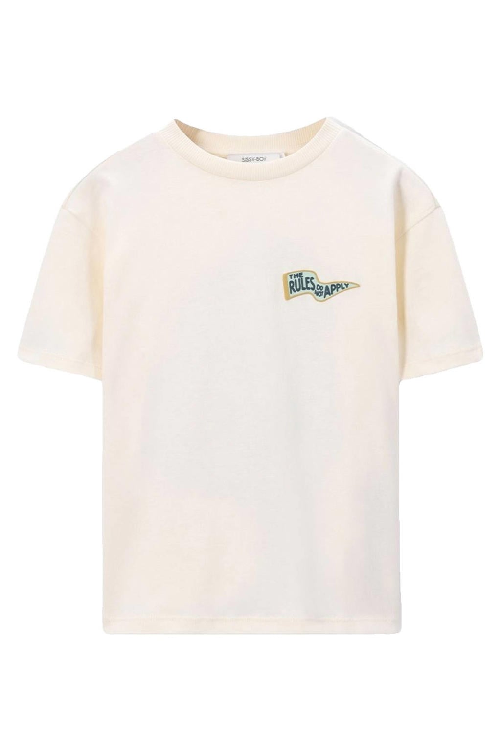 Sissy-Boy T-shirt met backprint ecru