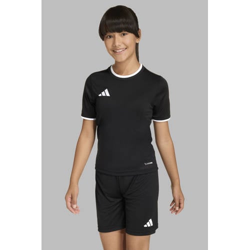 adidas Performance junior voetbalshirt Entrada26 zwart Sport t-shirt Jongens/Meisjes Polyester Ronde hals - maat 152 afbeelding