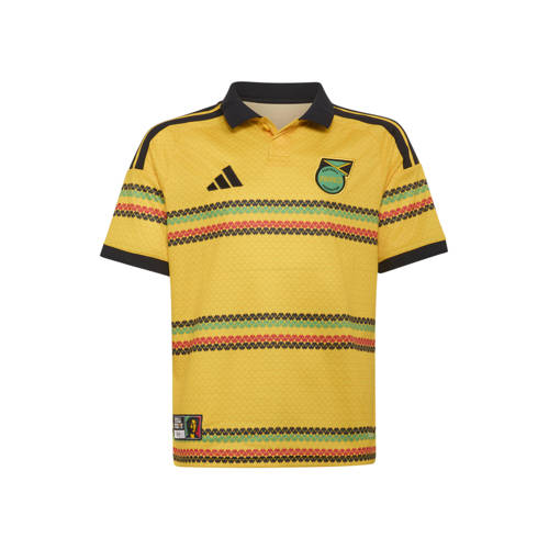 adidas Performance Junior voetbalshirt Thuis Sport t-shirt Geel Jongens/Meisjes Polyester Klassieke kraag