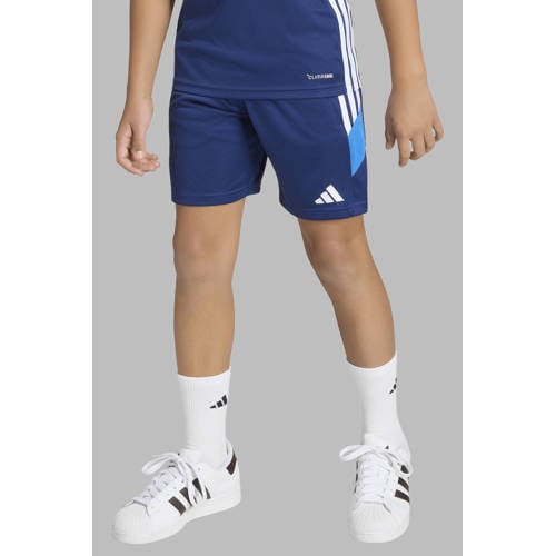 adidas Performance Junior voetbalshort Tiro26 donkerblauw Sportbroek Jongens/Meisjes Polyester - maat 128 afbeelding