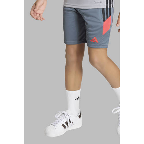 adidas Performance Junior voetbalshort Tiro26 grijs Sportbroek Jongens/Meisjes Polyester - maat 176 afbeelding