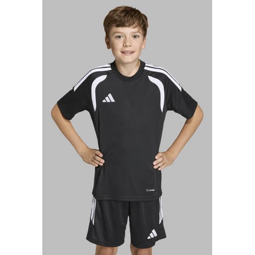 adidas Performance junior voetbalshirt Tiro26 zwart Sport t-shirt Jongens/Meisjes Polyester Ronde hals - maat 116 afbeelding