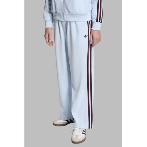 adidas Originals trainingsbroek loose Firebird lichtblauw Jongens/Meisjes Polyester - maat 140 afbeelding