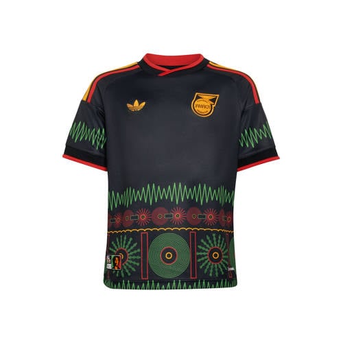 adidas Performance Junior voetbalshirt Uit Sport t-shirt Zwart Jongens/Meisjes Polyester Ronde hals