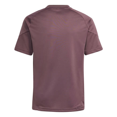 adidas Performance Junior Real Madrid voetbalshirt Training roodbruin Sport t-shirt Jongens/Meisjes Polyester Ronde hals - maat 176 afbeelding