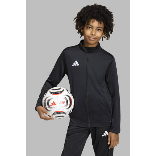adidas Performance trainingsjack Entrada26 zwart Sportvest Jongens/Meisjes Polyester Opstaande kraag - maat 152 afbeelding