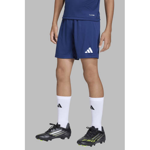 adidas Performance Junior voetbalshort Entrada26 donkerblauw Sportbroek Jongens/Meisjes Polyester - maat 116 afbeelding