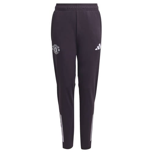 adidas Performance Junior Manchester United voetbalbroek training Sportbroek Blauw Jongens/Meisjes Polyester