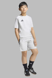 thumbnail: Grijze jongens en meisjes adidas Performance sportshort van polyester