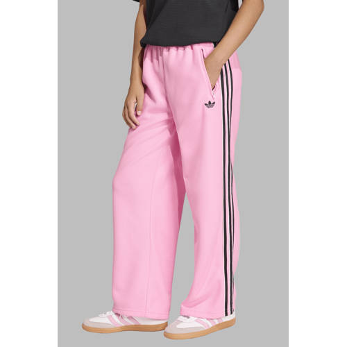 adidas Originals trainingsbroek Firebird roze/zwart Jongens/Meisjes Polyester - maat 152 afbeelding