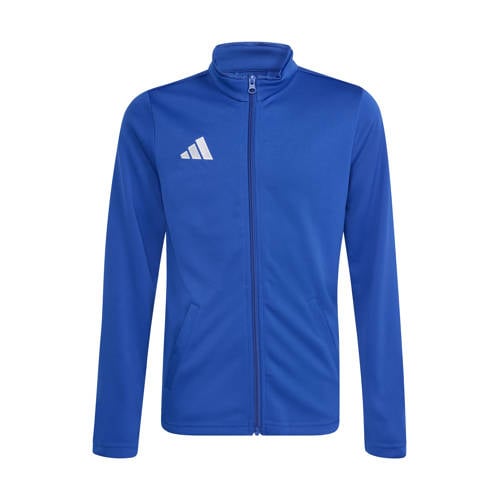 adidas Performance trainingsjack Entrada26 blauw Sportvest Jongens/Meisjes Polyester Opstaande kraag - maat 116 afbeelding