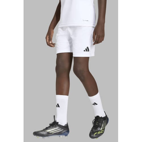 adidas Performance Junior voetbalshort Entrada26 wit Sportbroek Jongens/Meisjes Polyester - maat 116 afbeelding