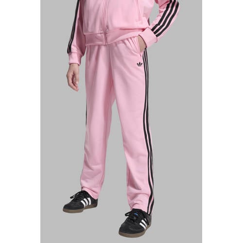 adidas Originals trainingsbroek Firebird roze/zwart Jongens/Meisjes Polyester