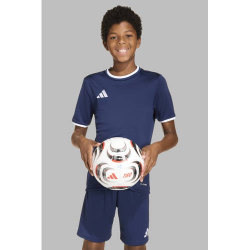 adidas Performance junior voetbalshirt Entrada26 blauw Sport t-shirt Jongens/Meisjes Polyester Ronde hals - maat 116 afbeelding