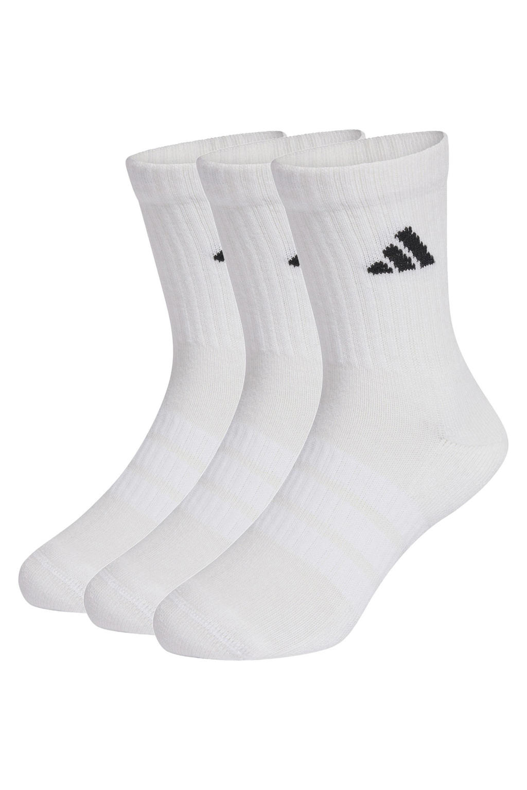 adidas Performance sportsokken Crew - wit/zwart (set van 3)