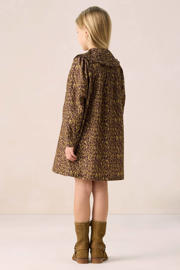 thumbnail: Sissy-Boy corduroy blousejurk met panterprint donkergroen