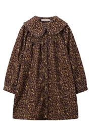 thumbnail: Sissy-Boy corduroy blousejurk met panterprint donkergroen