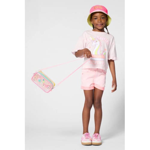 Billieblush T-shirt lichtroze Meisjes Katoen Ronde hals Printopdruk