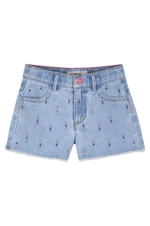 denim short light blue denim