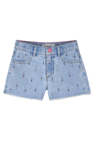 denim short light blue denim