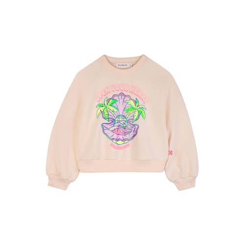Billieblush sweater ivoor met pailletten Wit Printopdruk - maat 104 - glitter afbeelding