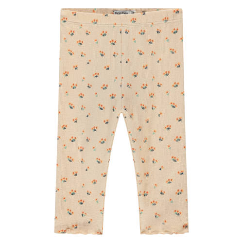 Babyface gebloemde legging oranje Meisjes Katoen Bloemen - maat 92 afbeelding