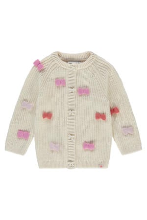 vest rib gebreid beige